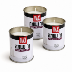 נר נשמה בפחית 24 שעות