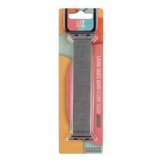 רצועה מתכת כסף תואם ל Apple Watch
