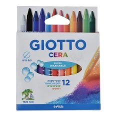 צבעי שעווה 12 גוונים