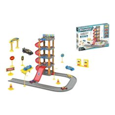חניון 4 קומות עם מסלול + 4 רכבים