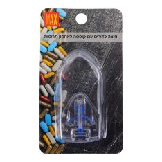 חוצה כדורים עם קופסה לאחסון תרופות