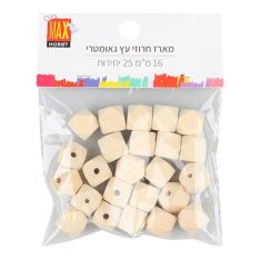 מארז חרוזי עץ גאומטרי