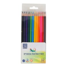 מארז 12 עפרונות צבעוניים