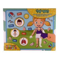קופסאת מגנטים לימודית - אני וגופי