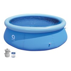 בריכה עגולה עם משאבה