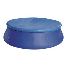כיסוי לבריכה עגולה עם קשירת חבלים