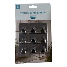 וו תליה מרובע עם דבק דו צדדי OCEAN