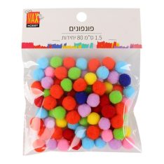 מארז פונפונים ליצירה