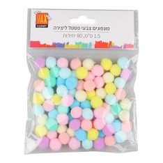 מארז פונפונים ליצירה