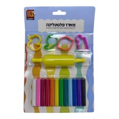 מארז אצבעות פלסטלינה עם מערוך