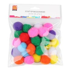 מארז פונפונים ליצירה