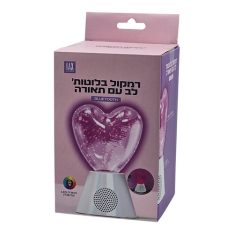 רמקול בלוטוס עם תאורה לב