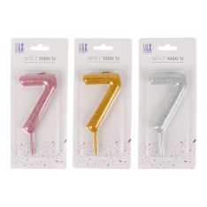 נר מספר 7 גליטר