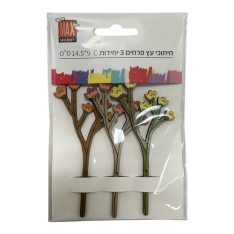 חיתוכי עץ פרחים