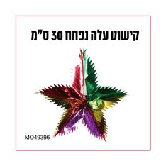 קישוט סוכה עלה נפתח