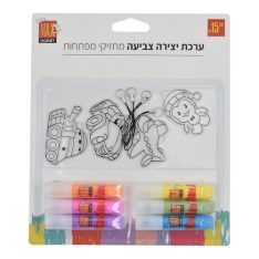 ערכת יצירה צביעה מחזיקי מפתחות