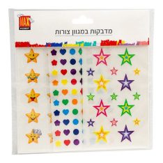 מדבקות בצגוון צורות